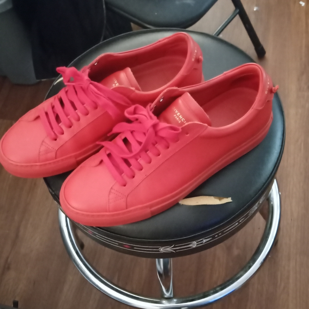 Givenchy men's red sneakers